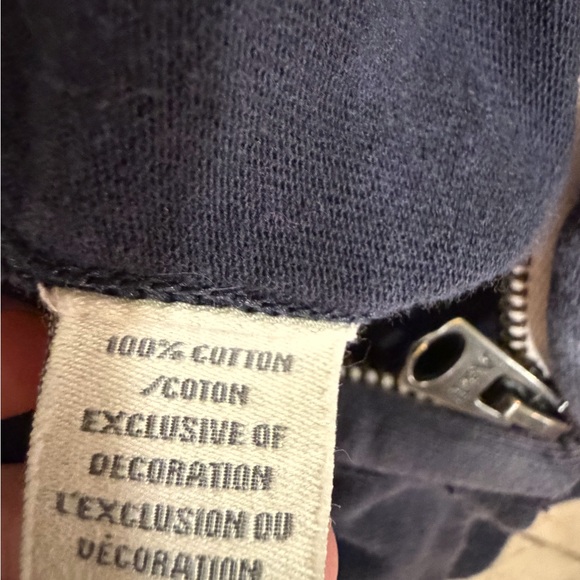 💙Abercrombie & Fitch Navy Cotton Hoodie Jacket💙 - Picture 10 of 11